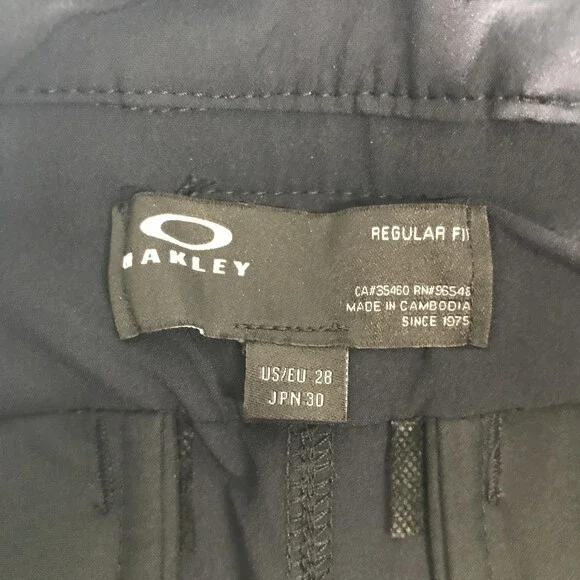 Oakley Pants Mens Small Black Take Pro Pant 3.0 Golf Stretch 28 Waist Regular - Picture 2 of 15